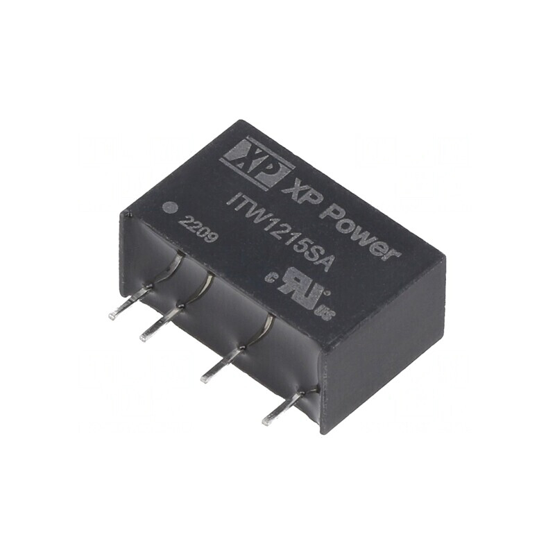 Convertor DC-DC 1W 9-18V la 15V 67mA SIP THT | Electronic-mag.ro | Componente Electronice
