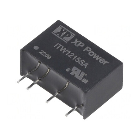 Convertor DC-DC 1W 9-18V la 15V 67mA SIP THT | Electronic-mag.ro | Componente Electronice