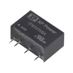 Convertor DC-DC 1W 9-18V la 15V 67mA SIP THT | Electronic-mag.ro | Componente Electronice