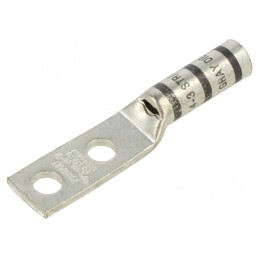 Inel Tubular Crimpat Cupru 4AWG 1/4" | Electronic-mag.ro | Componente Electronice