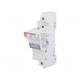 Clemă siguranţe cilindrice 22x58mm DIN 100A gri | Electronic-mag.ro | Componente Electronice