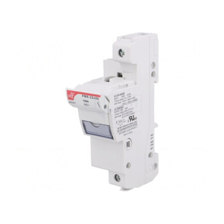 Clemă siguranţe cilindrice 22x58mm DIN 100A gri | Electronic-mag.ro | Componente Electronice