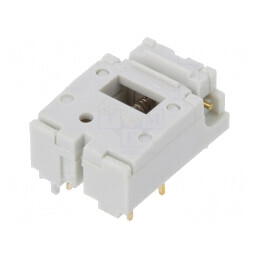 Comutator tastatură SPDT alb 24VDC PCB | Electronic-mag.ro | Componente Electronice