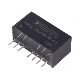 Convertor DC/DC 1W 18-36V la 5V/-5V SIP8 | Electronic-mag.ro | Componente Electronice