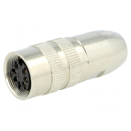 Conector M16 Mufă Mamă 7-PIN 5A 60V Drept | Electronic-mag.ro | Componente Electronice