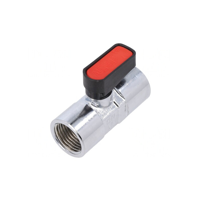 Robinet bilă alamă nichelată 20bar -20÷80°C | Electronic-mag.ro | Componente Electronice
