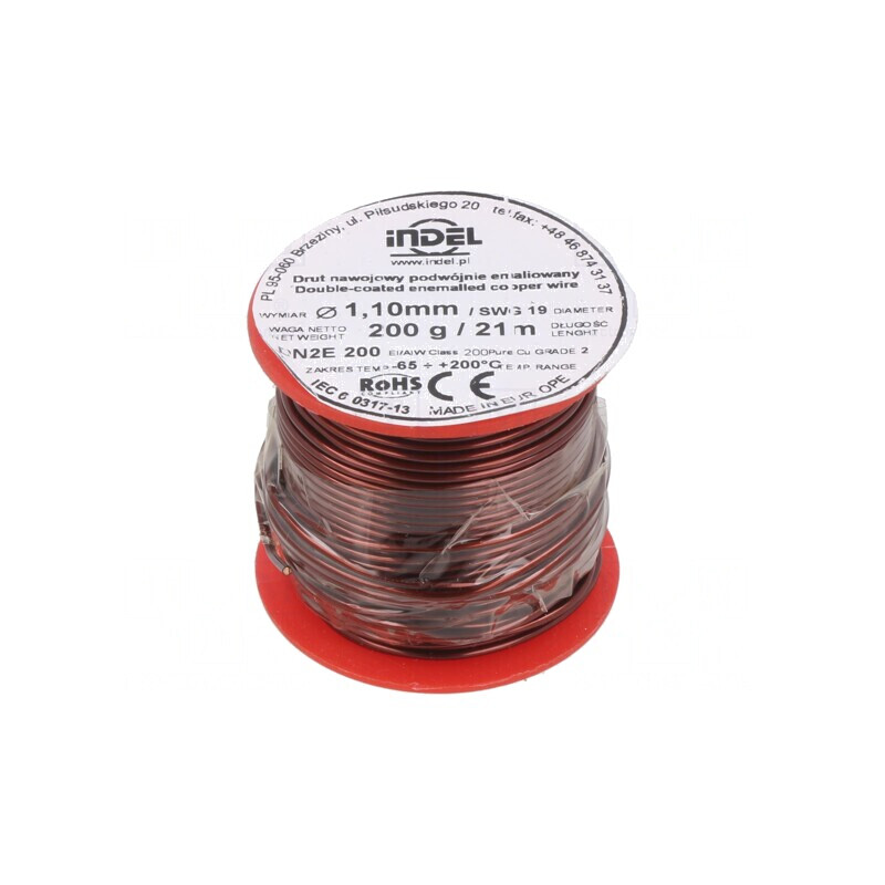 Sârmă Emailată Dublu 1,1mm 0,2kg Cu | Electronic-mag.ro | Componente Electronice Sârmă Emailată Dublu 1,1mm 0,2kg Cu | Electronic-mag.ro | Componente Electronice
