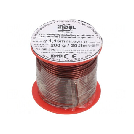 Sârmă Emailată 1,15mm 0,2kg Cupru | Electronic-mag.ro | Componente Electronice