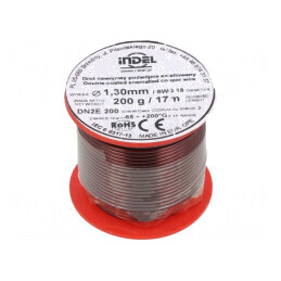 Sârmă Dublu Emailată 1,3mm 0,2kg Cu 65-200°C | Electronic-mag.ro | Componente Electronice