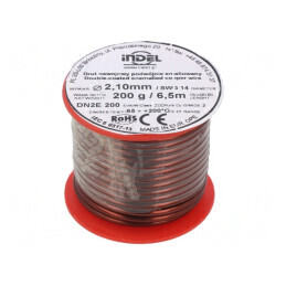 Sârmă Dublu Emailată 2,1mm Cu 0,2kg | Electronic-mag.ro | Componente Electronice