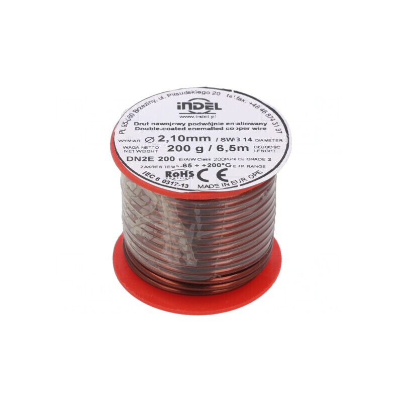 Sârmă Dublu Emailată 2,1mm Cu 0,2kg | Electronic-mag.ro | Componente Electronice