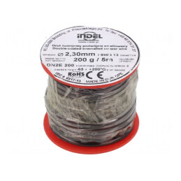 Sârmă emailată dublă 2,3mm 0,2kg Cu | Electronic-mag.ro | Componente Electronice