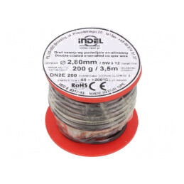 Sârmă Emailată 2,8mm 0,2kg Cupru | Electronic-mag.ro | Componente Electronice
