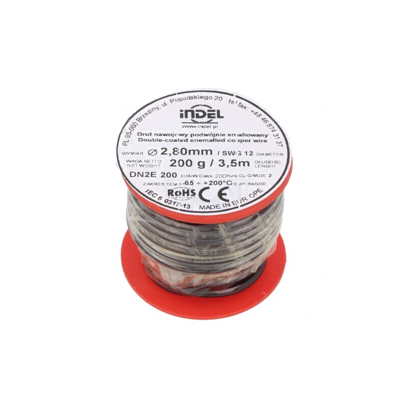 Sârmă Emailată 2,8mm 0,2kg Cupru | Electronic-mag.ro | Componente Electronice