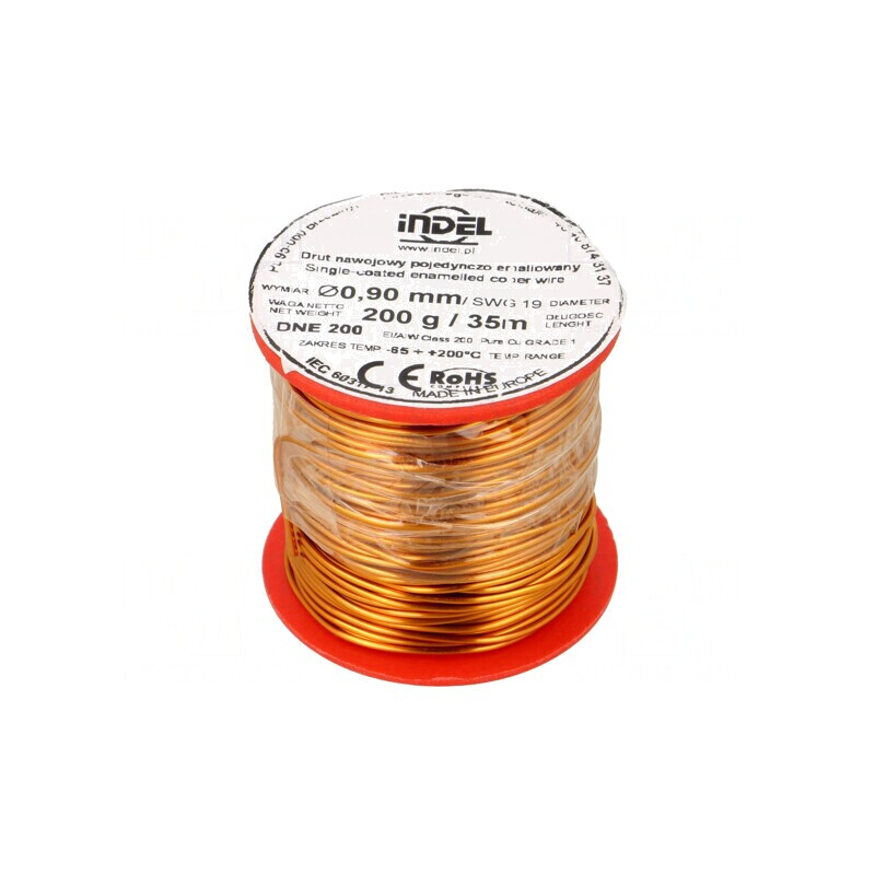 Sârmă Emailată Cupru 0,9mm 0,2kg | Electronic-mag.ro | Componente Electronice