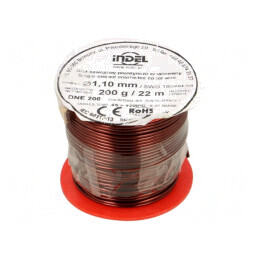 Sârmă Emailată Bobină 1,1mm 0,2kg Cu | Electronic-mag.ro | Componente Electronice