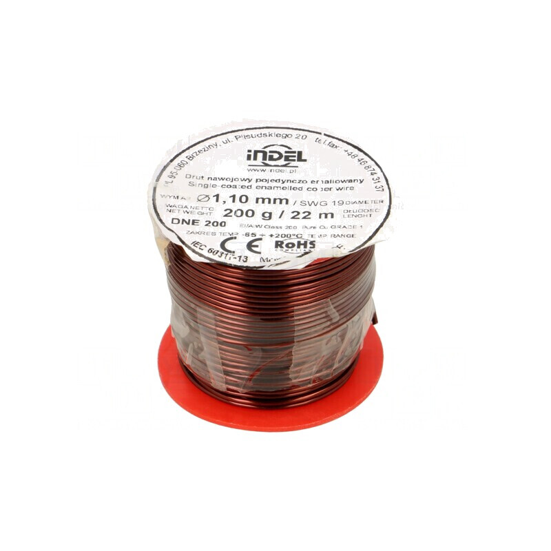 Sârmă Emailată Bobină 1,1mm 0,2kg Cu | Electronic-mag.ro | Componente Electronice