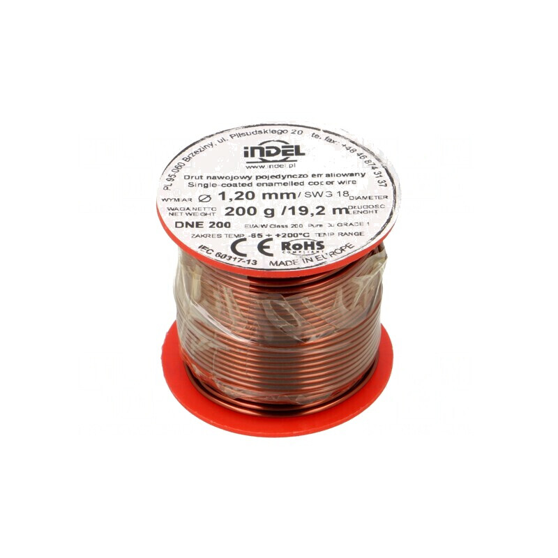 Sârmă emailată 1,2mm 0,2kg Cu | Electronic-mag.ro | Componente Electronice