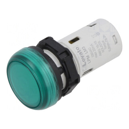 Lumină de Control Verde 230V | Electronic-mag.ro | Componente Electronice