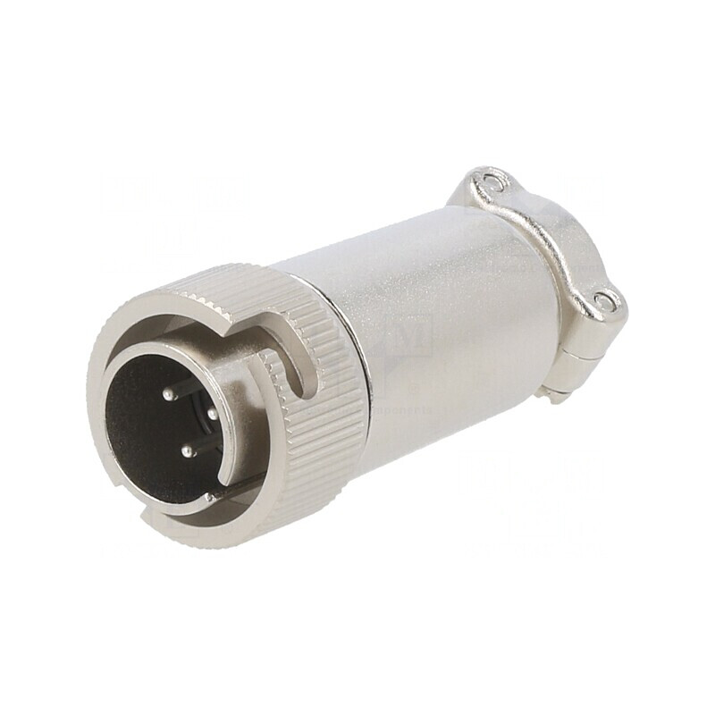 Conector Circular RM12 Mufă Tată 3 PIN Argintat | Electronic-mag.ro | Componente Electronice