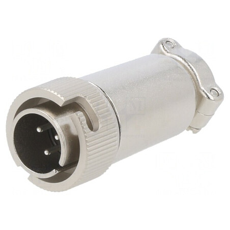 Conector Circular RM12 Mufă Tată 3 PIN Argintat | Electronic-mag.ro | Componente Electronice