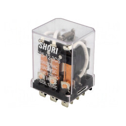 Releu Electromagnetic 3PDT 12V 30A | Electronic-mag.ro | Componente Electronice