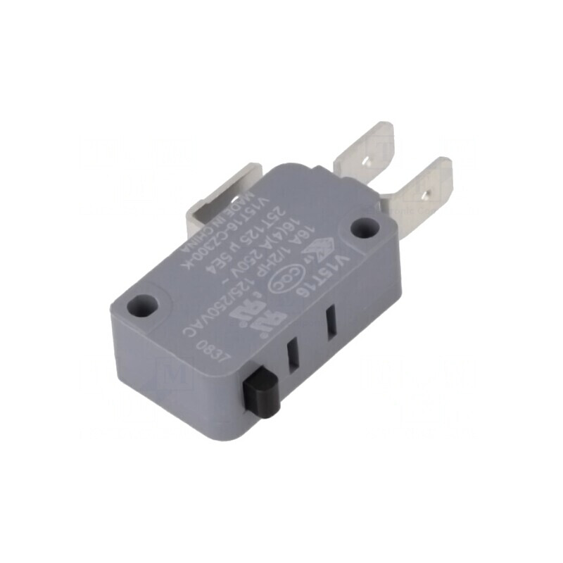 Microîntrerupător SNAP ACTION 16A 250V SPDT fără manetă | Electronic-mag.ro | Componente Electronice