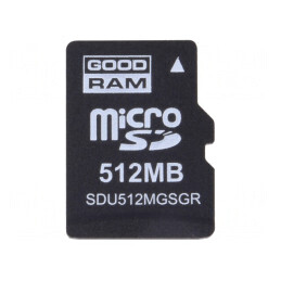 Card de memorie microSD industrial SLC Class 6 512MB