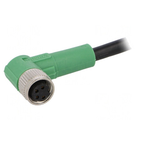 Cablu Conectare M8 4PIN Unghi 1,5m 30VAC 4A PVC | Electronic-mag.ro | Componente Electronice