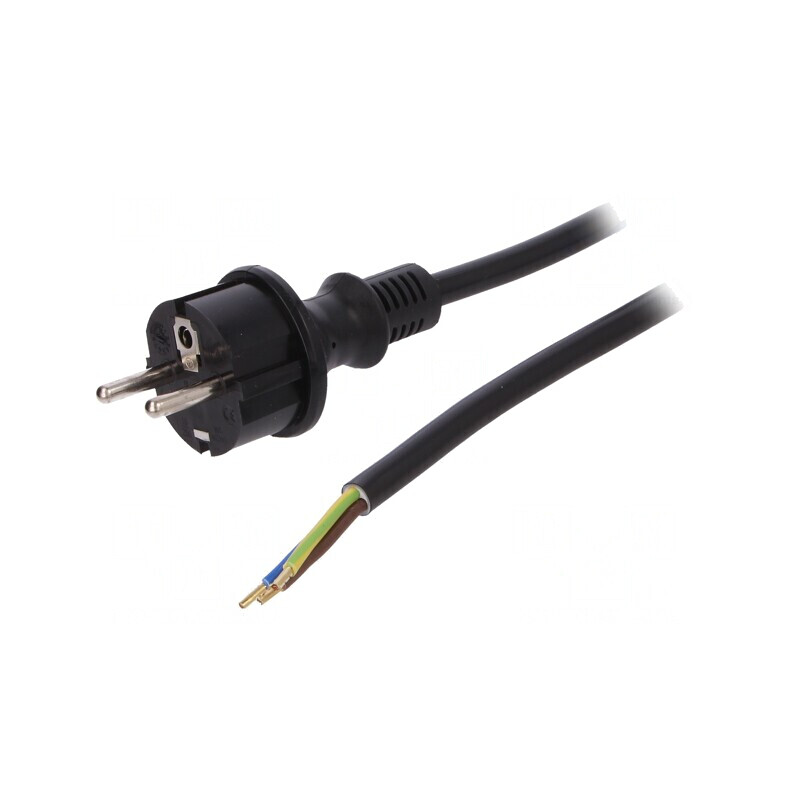 Cablu SCHUKO 3x2,5mm² PVC 3m | Electronic-mag.ro | Componente Electronice
