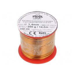 Sârmă Emailată 1,4mm 0,2kg Cupru | Electronic-mag.ro | Componente Electronice