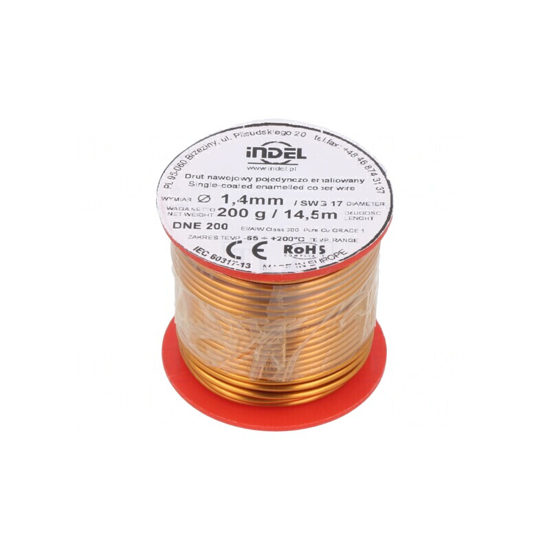 Sârmă Emailată 1,4mm 0,2kg Cupru | Electronic-mag.ro | Componente Electronice