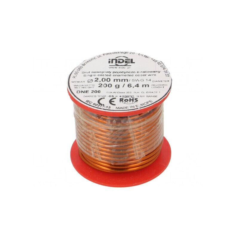 Sârmă Emailată 2mm 0.2kg Cupru | Electronic-mag.ro | Componente Electronice Sârmă Emailată 2mm 0.2kg Cupru | Electronic-mag.ro | Componente Electronice