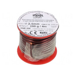 Sârmă Emailată 2,6mm 0,2kg Cupru | Electronic-mag.ro | Componente Electronice