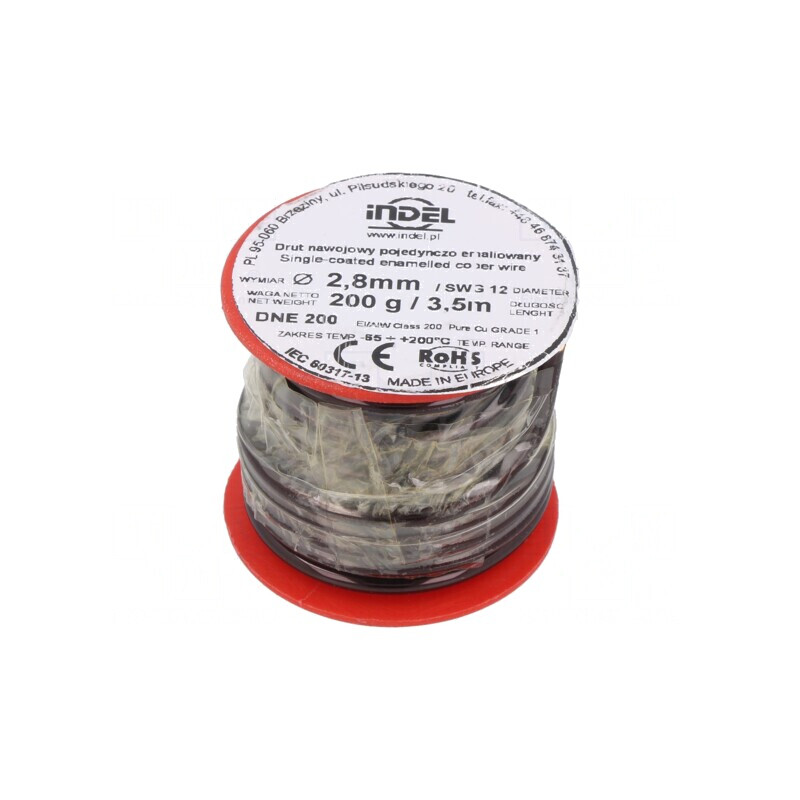 Sârmă Cupru Emailată 2,8mm 0,2kg | Electronic-mag.ro | Componente Electronice