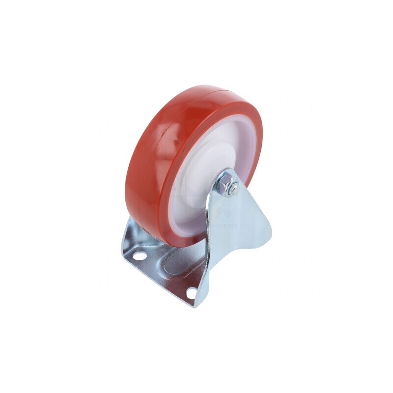 Roată de Transport Rigidă 125mm 150kg | Electronic-mag.ro | Componente Electronice
