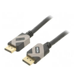 Cablu DisplayPort 1.4 HDCP 2.2 PVC 3m Negru | Electronic-mag.ro | Componente Electronice