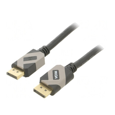 Cablu DisplayPort 1.4 HDCP 2.2 PVC 3m Negru | Electronic-mag.ro | Componente Electronice