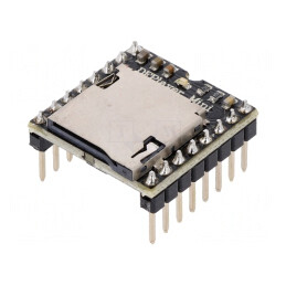 Modul Player Audio 3.3-5VDC cu Șiruri Pini | Electronic-mag.ro | Componente Electronice