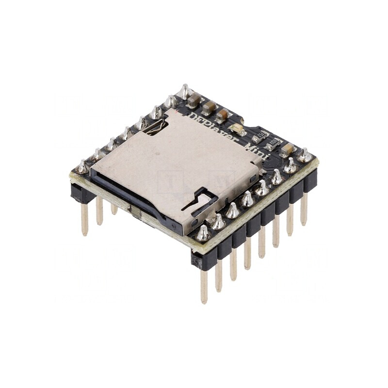 Modul Player Audio 3.3-5VDC cu Șiruri Pini | Electronic-mag.ro | Componente Electronice