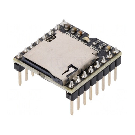 Modul Player Audio 3.3-5VDC cu Șiruri Pini | Electronic-mag.ro | Componente Electronice