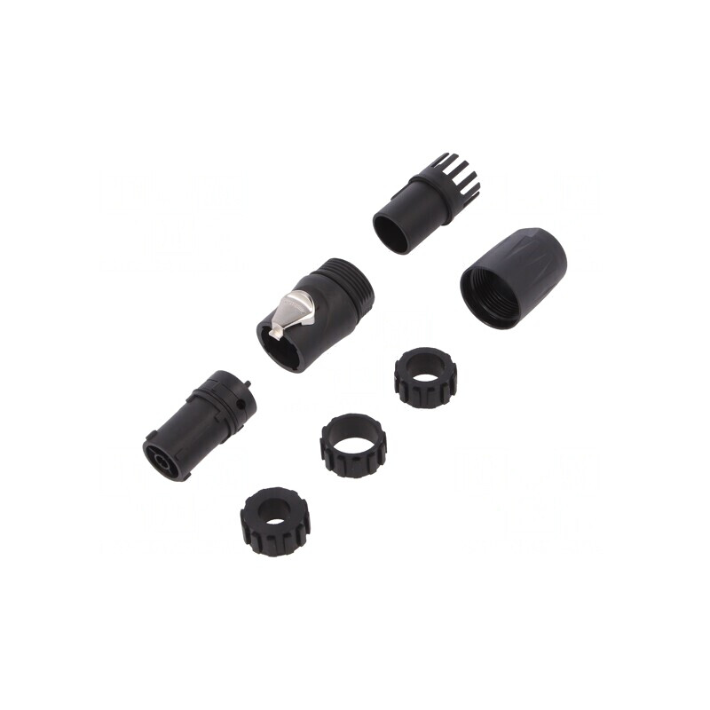 Mufă Alimentare AC Mamă 3-Pin 16A 250V | Electronic-mag.ro | Componente Electronice
