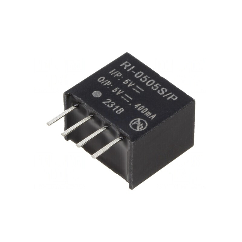 Convertor DC/DC 2W 5V 400mA SIP4 | Electronic-mag.ro | Componente Electronice