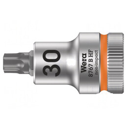 Tubulară Torx TX30 3/8 35mm oțel crom-vanadium Zyklop | Electronic-mag.ro | Componente Electronice