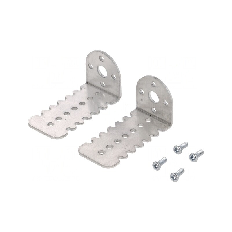 Suport Metalic Argintiu 27x52x25mm 2buc | Electronic-mag.ro | Componente Electronice