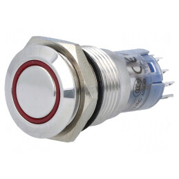 Comutator anti-vandalism DPDT 2A 48VDC ON-ON IP67 | Electronic-mag.ro | Componente Electronice