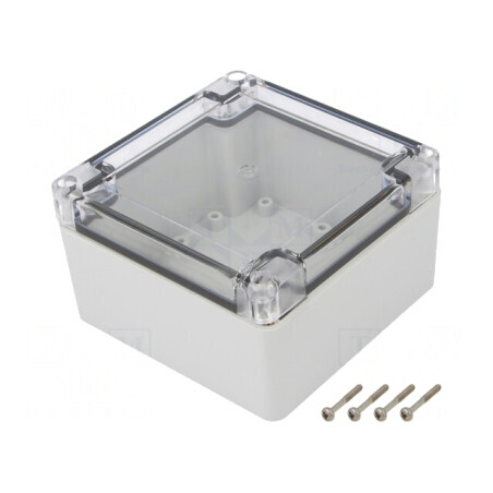 Carcasă Universală cu Bucșă din Alamă 105x105x60mm | Electronic-mag.ro | Componente Electronice