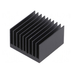 Radiator extrudat cu aripioare BGA negru 32.5mm  | Electronic-mag.ro | Componente Electronice