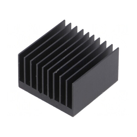 Radiator extrudat cu aripioare BGA negru 32.5mm  | Electronic-mag.ro | Componente Electronice