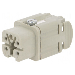 Conector HDC EPIC H-A Mamă 5P 4PE 23A